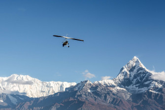 Ultra flight in Pokhara