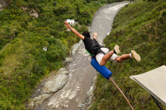 Bungy Jumping at Bhote Koshi